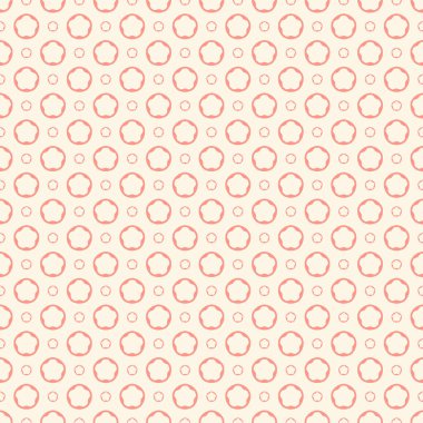 Dekoratif elementlerle basit, pürüzsüz desen. Moda baskıları ya da ambalaj kağıdı için güzel bir arkaplan.