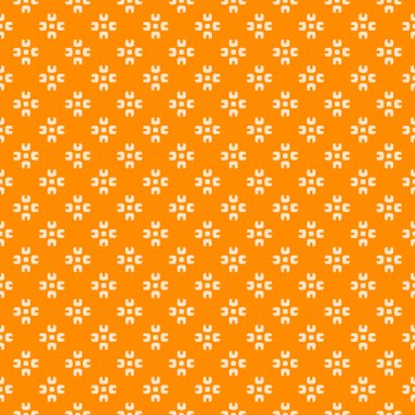 Dekoratif elementlerle basit, pürüzsüz desen. Moda baskıları ya da ambalaj kağıdı için güzel bir arkaplan.