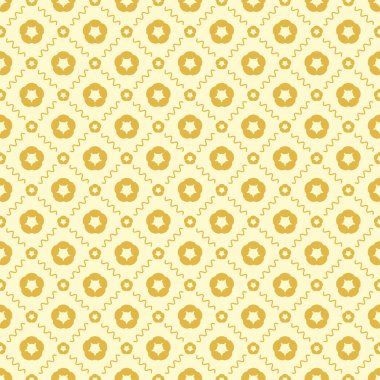 Dekoratif elementlerle basit, pürüzsüz desen. Moda baskıları ya da ambalaj kağıdı için güzel bir arkaplan.