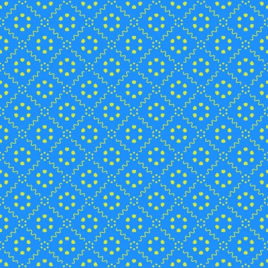 Dekoratif elementlerle basit, pürüzsüz desen. Moda baskıları ya da ambalaj kağıdı için güzel bir arkaplan.