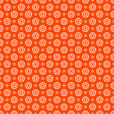 Dekoratif elementlerle basit, pürüzsüz desen. Moda baskıları ya da ambalaj kağıdı için güzel bir arkaplan.