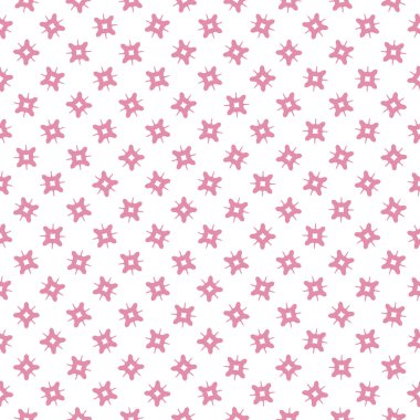 Dekoratif elementlerle basit, pürüzsüz desen. Moda baskıları ya da ambalaj kağıdı için güzel bir arkaplan.