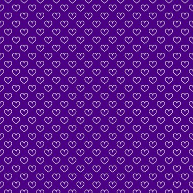 Şık kalpler, kusursuz vektör deseni. Düğün geçmişi. Tasarımınız için romantik vektör duvar kağıdı.