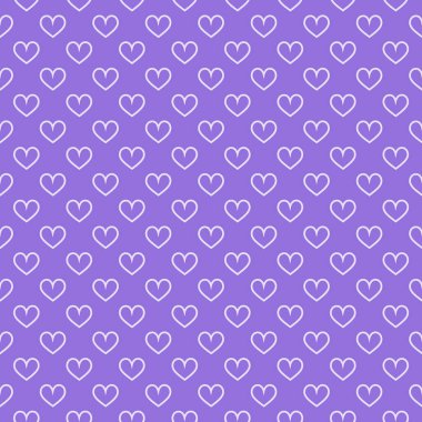 Şık kalpler, kusursuz vektör deseni. Düğün geçmişi. Tasarımınız için romantik vektör duvar kağıdı.