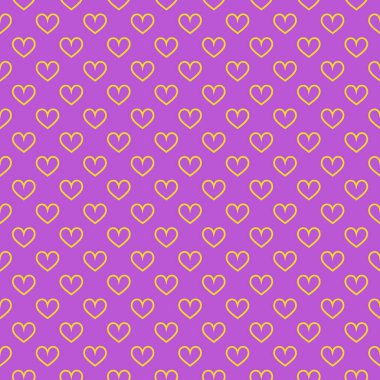 Şık kalpler, kusursuz vektör deseni. Düğün geçmişi. Tasarımınız için romantik vektör duvar kağıdı.