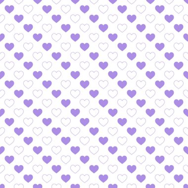 Şık kalpler, kusursuz vektör deseni. Düğün geçmişi. Tasarımınız için romantik vektör duvar kağıdı.