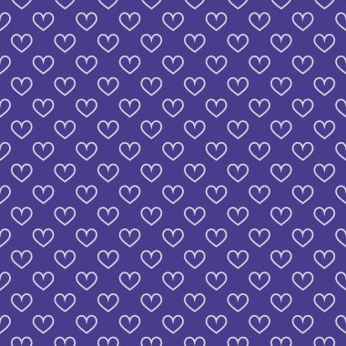 Şık kalpler, kusursuz vektör deseni. Düğün geçmişi. Tasarımınız için romantik vektör duvar kağıdı.