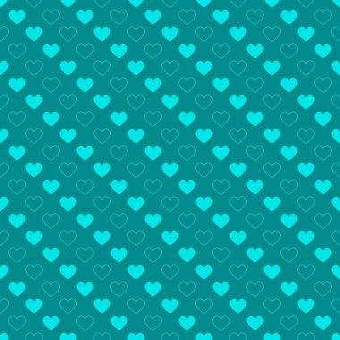 Şık kalpler, kusursuz vektör deseni. Düğün geçmişi. Tasarımınız için romantik vektör duvar kağıdı.