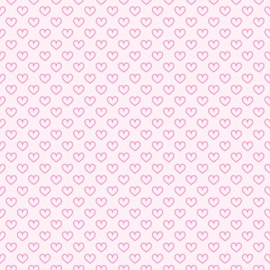 Şık kalpler, kusursuz vektör deseni. Düğün geçmişi. Tasarımınız için romantik vektör duvar kağıdı.