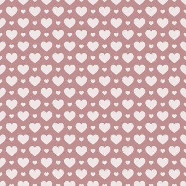 Şık kalpler, kusursuz vektör deseni. Düğün geçmişi. Tasarımınız için romantik vektör duvar kağıdı.