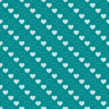 Şık kalpler, kusursuz vektör deseni. Düğün geçmişi. Tasarımınız için romantik vektör duvar kağıdı.