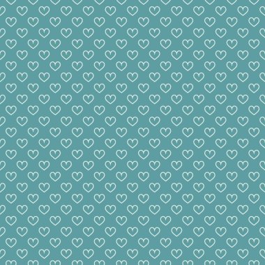 Şık kalpler, kusursuz vektör deseni. Düğün geçmişi. Tasarımınız için romantik vektör duvar kağıdı.