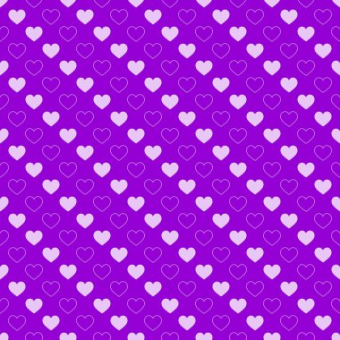 Şık kalpler, kusursuz vektör deseni. Düğün geçmişi. Tasarımınız için romantik vektör duvar kağıdı.