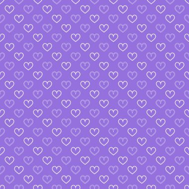 Şık kalpler, kusursuz vektör deseni. Düğün geçmişi. Tasarımınız için romantik vektör duvar kağıdı.