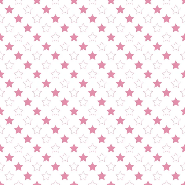 Star Background Seamless Pattern Stars — Stock Vector