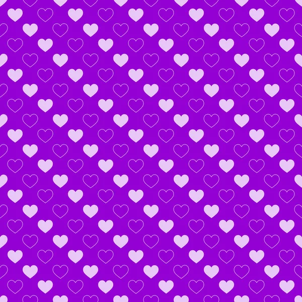 Corazones Elegantes Patrón Vectores Sin Costuras Fondo Boda Papel Pintado — Vector de stock