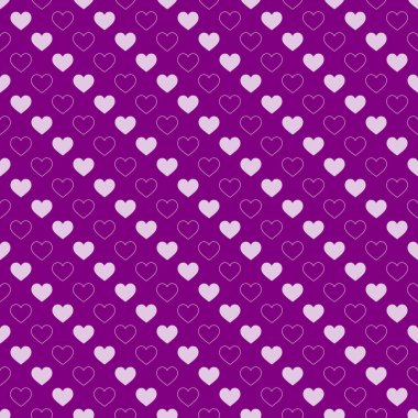 Şık kalpler, kusursuz vektör deseni. Düğün geçmişi. Tasarımınız için romantik vektör duvar kağıdı.