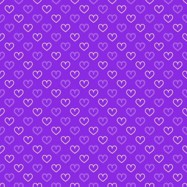 Şık kalpler, kusursuz vektör deseni. Düğün geçmişi. Tasarımınız için romantik vektör duvar kağıdı.