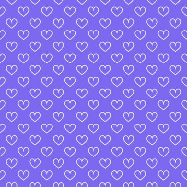 Şık kalpler, kusursuz vektör deseni. Düğün geçmişi. Tasarımınız için romantik vektör duvar kağıdı.