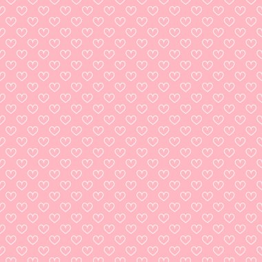 Şık kalpler, kusursuz vektör deseni. Düğün geçmişi. Tasarımınız için romantik vektör duvar kağıdı.