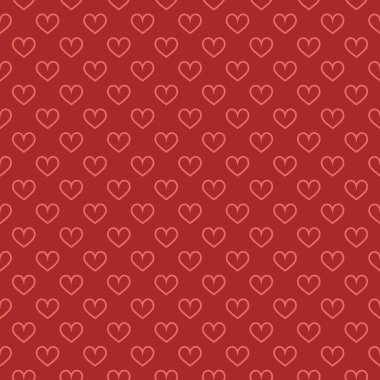 Şık kalpler, kusursuz vektör deseni. Düğün geçmişi. Tasarımınız için romantik vektör duvar kağıdı.