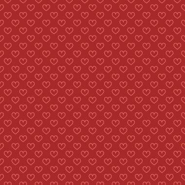 Şık kalpler, kusursuz vektör deseni. Düğün geçmişi. Tasarımınız için romantik vektör duvar kağıdı.