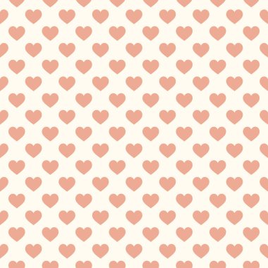 Şık kalpler, kusursuz vektör deseni. Düğün geçmişi. Tasarımınız için romantik vektör duvar kağıdı.
