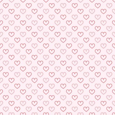 Şık kalpler, kusursuz vektör deseni. Düğün geçmişi. Tasarımınız için romantik vektör duvar kağıdı.