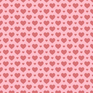 Şık kalpler, kusursuz vektör deseni. Düğün geçmişi. Tasarımınız için romantik vektör duvar kağıdı.