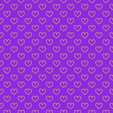 Şık kalpler, kusursuz vektör deseni. Düğün geçmişi. Tasarımınız için romantik vektör duvar kağıdı.