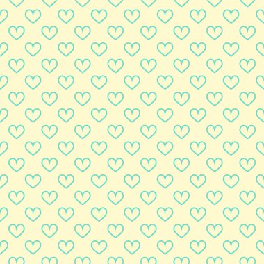 Şık kalpler, kusursuz vektör deseni. Düğün geçmişi. Tasarımınız için romantik vektör duvar kağıdı.