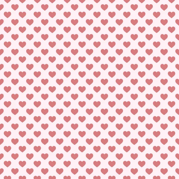 Stylish Hearts Seamless Vector Pattern Wedding Background Romantic Vector Wallpaper — Stock Vector