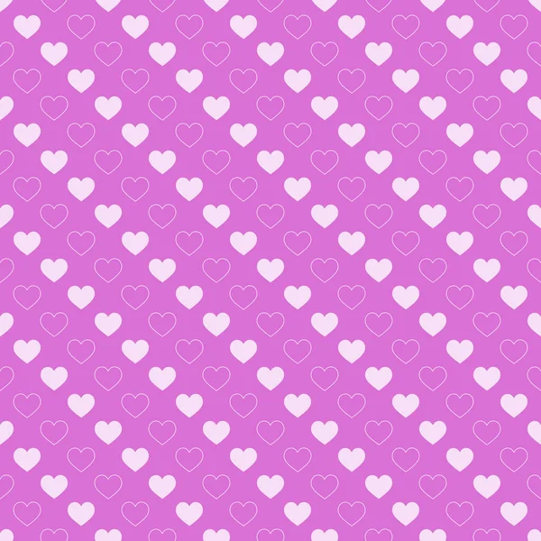 Corazones Elegantes Patrón Vectores Sin Costuras Fondo Boda Papel Pintado — Vector de stock