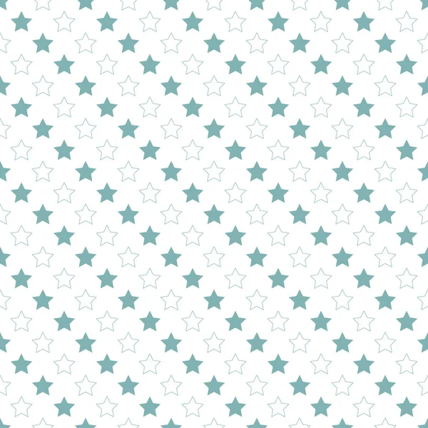 Fondo Estrella Patrón Sin Costuras Con Estrellas — Vector de stock