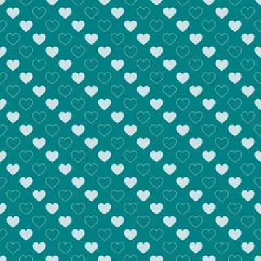 Şık kalpler, kusursuz vektör deseni. Düğün geçmişi. Tasarımınız için romantik vektör duvar kağıdı.