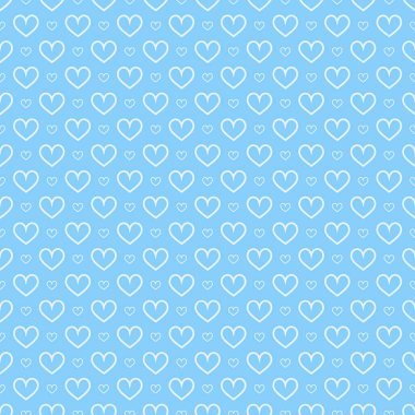 Şık kalpler, kusursuz vektör deseni. Düğün geçmişi. Tasarımınız için romantik vektör duvar kağıdı.