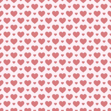 Şık kalpler, kusursuz vektör deseni. Düğün geçmişi. Tasarımınız için romantik vektör duvar kağıdı.