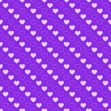 Şık kalpler, kusursuz vektör deseni. Düğün geçmişi. Tasarımınız için romantik vektör duvar kağıdı.