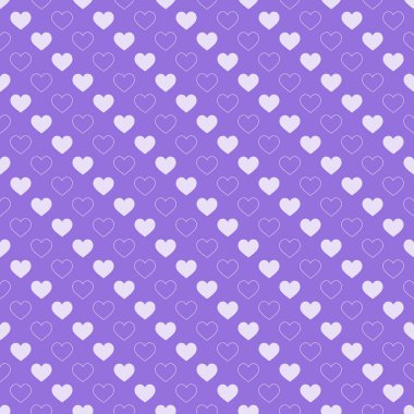 Şık kalpler, kusursuz vektör deseni. Düğün geçmişi. Tasarımınız için romantik vektör duvar kağıdı.