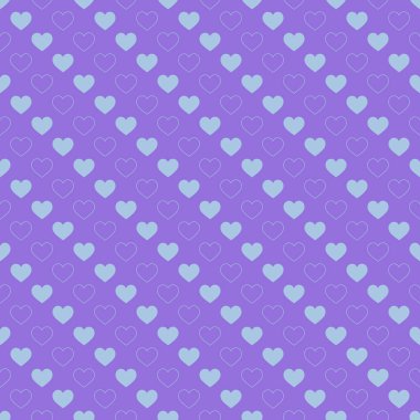 Şık kalpler, kusursuz vektör deseni. Düğün geçmişi. Tasarımınız için romantik vektör duvar kağıdı.