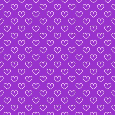 Şık kalpler, kusursuz vektör deseni. Düğün geçmişi. Tasarımınız için romantik vektör duvar kağıdı.