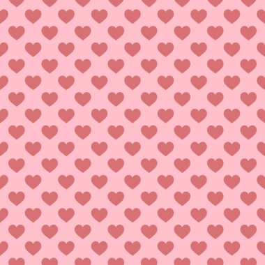 Şık kalpler, kusursuz vektör deseni. Düğün geçmişi. Tasarımınız için romantik vektör duvar kağıdı.