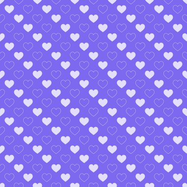 Şık kalpler, kusursuz vektör deseni. Düğün geçmişi. Tasarımınız için romantik vektör duvar kağıdı.