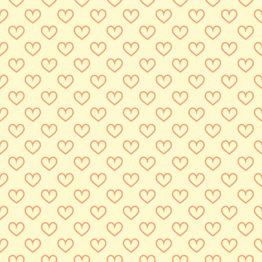 Şık kalpler, kusursuz vektör deseni. Düğün geçmişi. Tasarımınız için romantik vektör duvar kağıdı.