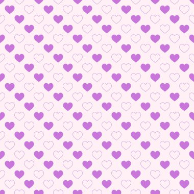 Şık kalpler, kusursuz vektör deseni. Düğün geçmişi. Tasarımınız için romantik vektör duvar kağıdı.
