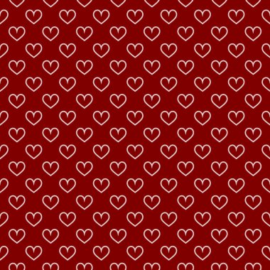 Şık kalpler, kusursuz vektör deseni. Düğün geçmişi. Tasarımınız için romantik vektör duvar kağıdı.