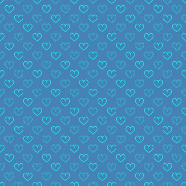Şık kalpler, kusursuz vektör deseni. Düğün geçmişi. Tasarımınız için romantik vektör duvar kağıdı.