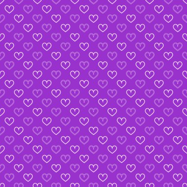 Şık kalpler, kusursuz vektör deseni. Düğün geçmişi. Tasarımınız için romantik vektör duvar kağıdı.