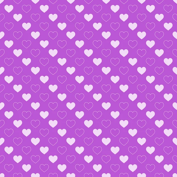 Corazones Elegantes Patrón Vectores Sin Costuras Fondo Boda Papel Pintado — Vector de stock