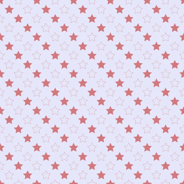 星の背景 星とのシームレスなパターン — ストックベクタ